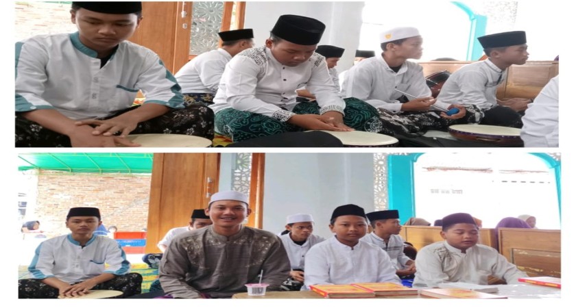 Penampilan Grup Rebana MTs NU 02 Al Ma’arif Boja di Pesantren Ainun Jariyah Tampingan