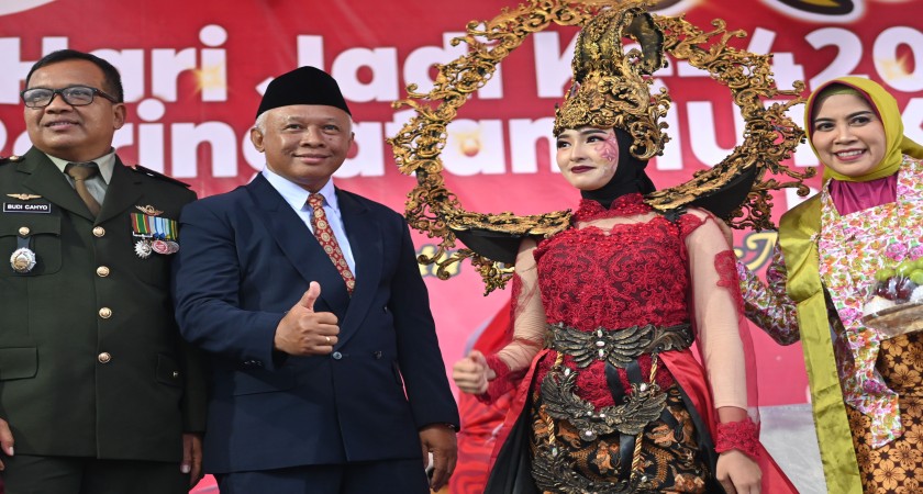 MTs NU 02 Al Ma’arif Boja Raih Juara 1 Karnaval Tingkat Kecamatan Boja