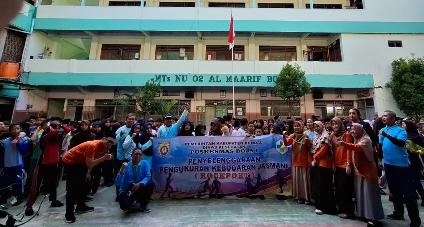 Tes Rockport di MTs NU 02 Al Ma’arif Boja