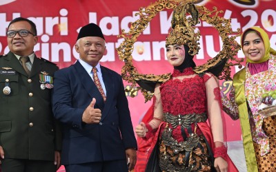MTs NU 02 Al Ma’arif Boja Raih Juara 1 Karnaval Tingkat Kecamatan Boja